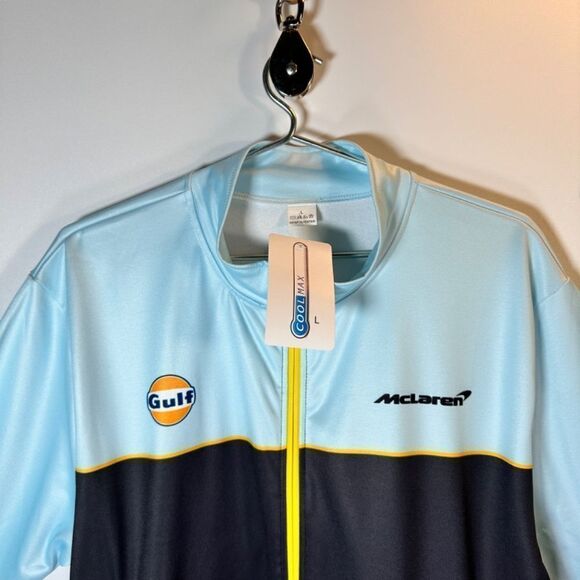 McLAREN/GULF F1 RACING TEAM®  |  OFFICIAL F1 TEAM JACKET  |  MENS-LRG  |  NEW - Picture 7 of 16